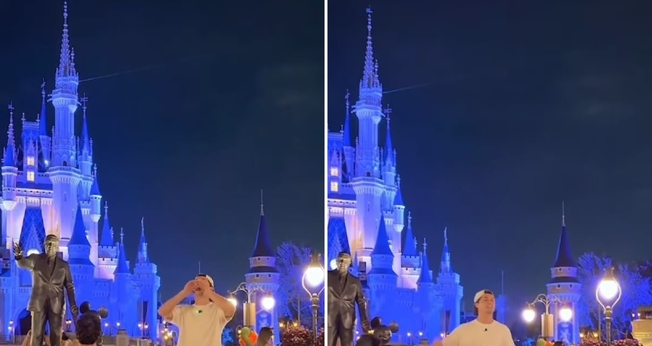 Jonathan Perde pregando na Disney. (Foto: Reprodução/Instagram/Jonathan Perde)