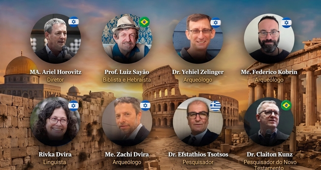 Palestrantes confirmados para o 9º Congresso Internacional de Arqueologia Bíblica, que será realizado em São Paulo. (Foto: Divulgação)