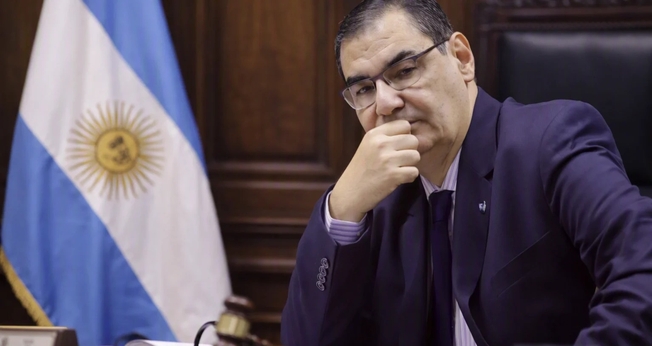 Juiz federal Alfredo Eugenio López. (Captura de tela: El Siete TV)