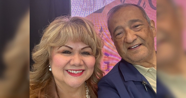 Lauro e a esposa. (Foto: Reprodução/AG News)