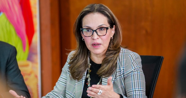 A ex-ministra da Educação, Viviane Morales, assumiu o cargo em 7 de agosto de 2026, mas renunciou em 31 de agosto. (Foto: Mineducacion / X)