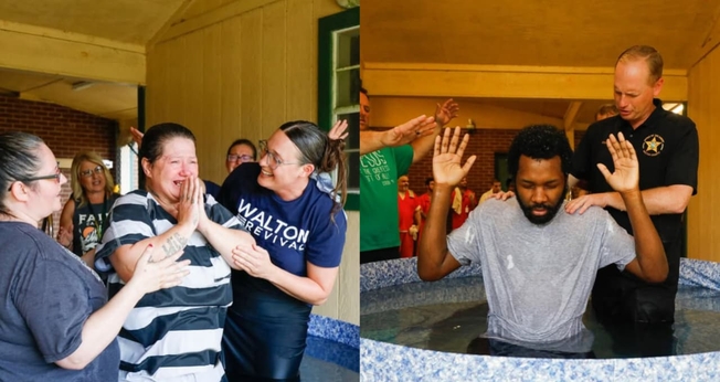 Muitos detentos e detentas foram transformados por Jesus. (Foto: Instagran/first_apostolic_church_dfs).