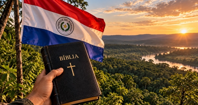 O projeto no Paraguai reúne cristãos de diferentes denominações para traduzir a Bíblia. (Foto: Imagem criada por IA)
