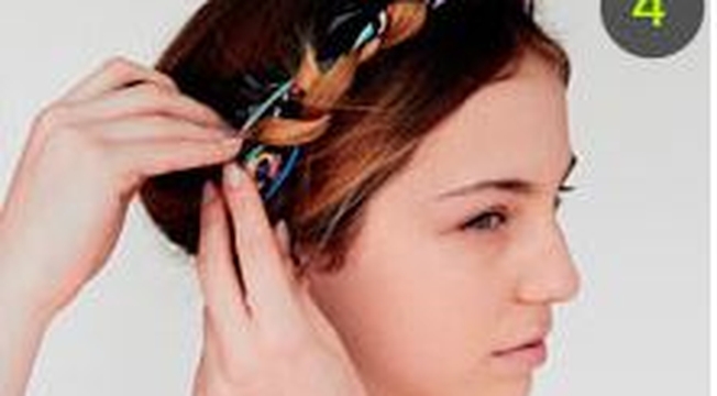  Passo a passo: Tiara de trança com lenço estampado