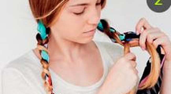  Passo a passo: Tiara de trança com lenço estampado