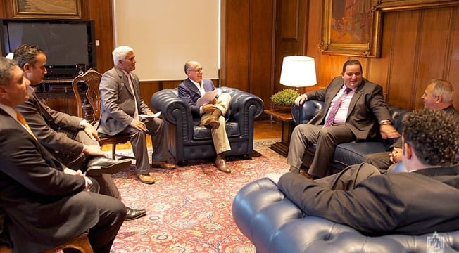 Governador Geraldo Alckmin e diretoria ADSA Brasil Governador Geraldo Alckmin e diretoria ADSA Brasil