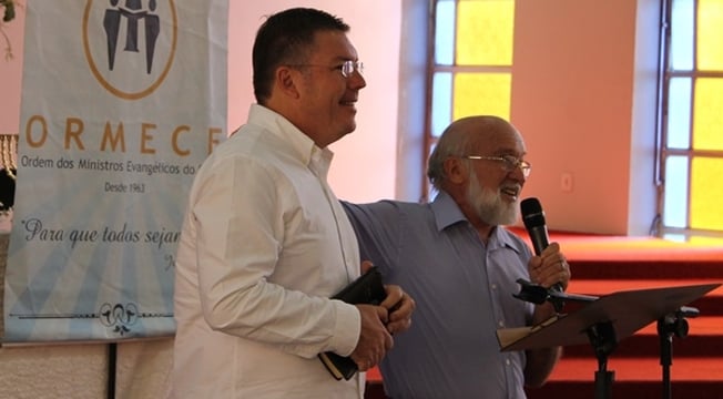 Carlos Queiroz e Ed René Kivitz Carlos Queiroz e Ed René Kivitz