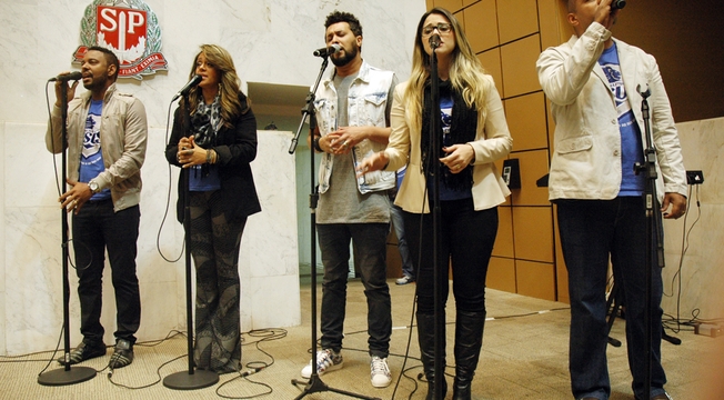 Café de Pastores pró Marcha para Jesus na Assembleia Legislativa do Estado de São Paulo