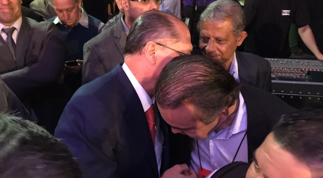 Roberto de Lucena e Geraldo Alckmin no 3º Congresso UGT Roberto de Lucena e Geraldo Alckmin no 3º Congresso UGT