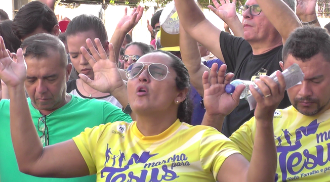 oração na marcha para Jesus em fortaleza oração na marcha para Jesus em fortaleza