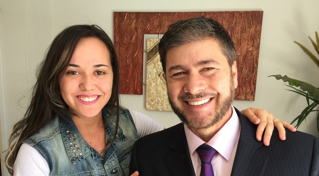 Pastora Bianca de Oliveira e pastor Joel Engel Pastora Bianca de Oliveira e pastor Joel Engel