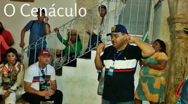 Joel Engel no Cenáculo Joel Engel no Cenáculo