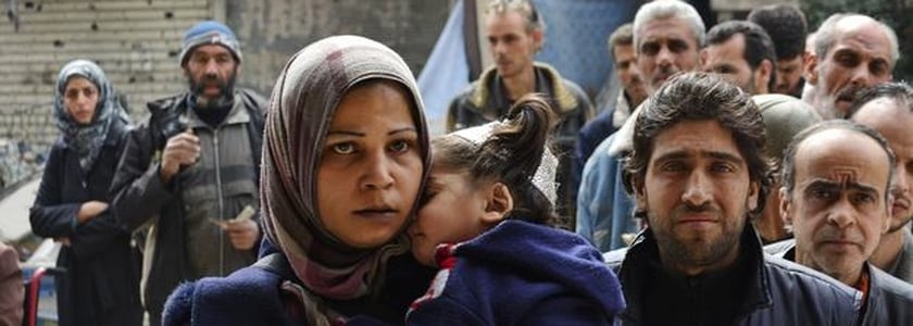 Campo de refugiados em Yarmouk