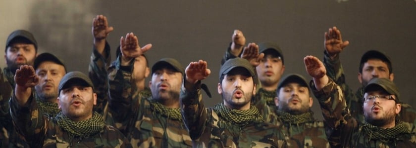 Combatentes do Hezbollah. (Reuters)