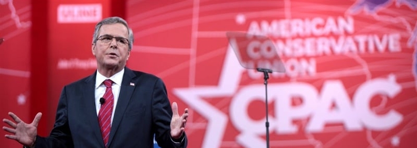 Jeb Bush é ex-governador da Califórnia e pretende se candidatar à presidência dos Estados Unidos pelo Partido Republicano.