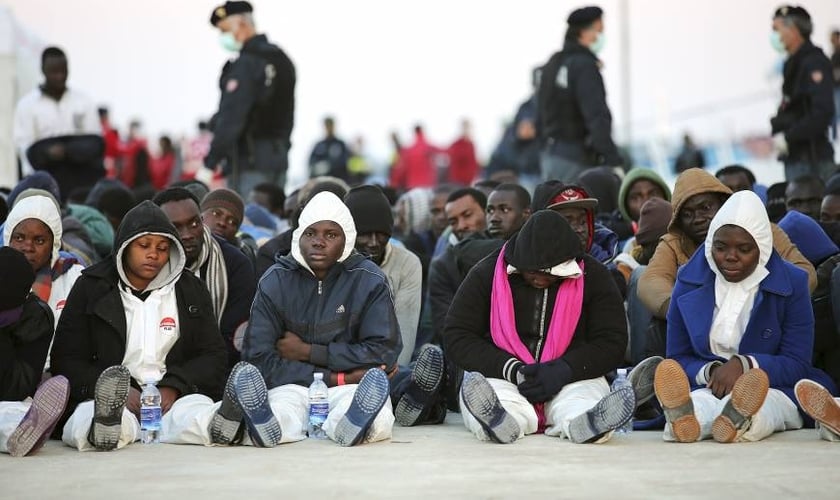 Refugiados na Líbia