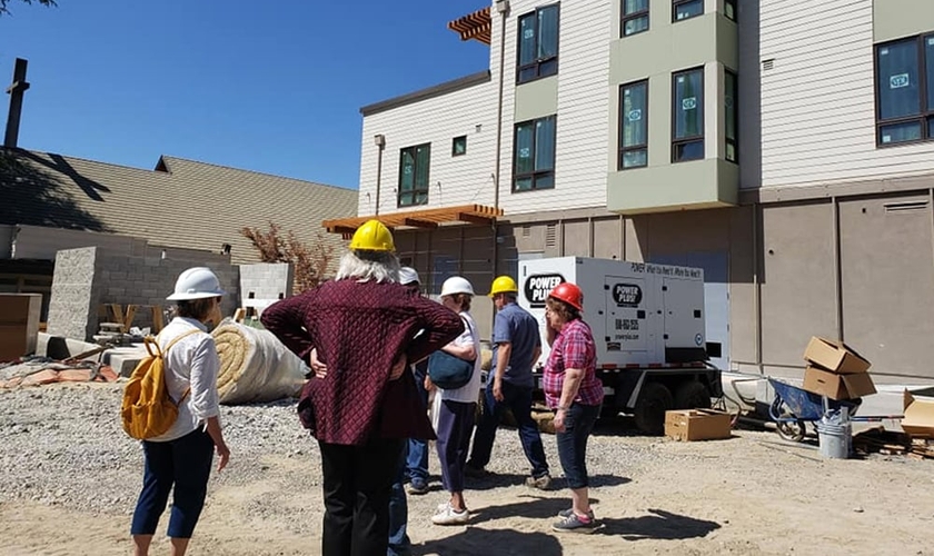 Construção na Igreja St. Paul em Walnut Creek, Califórnia. (Foto: St. Paul’s Episcopal Church)
