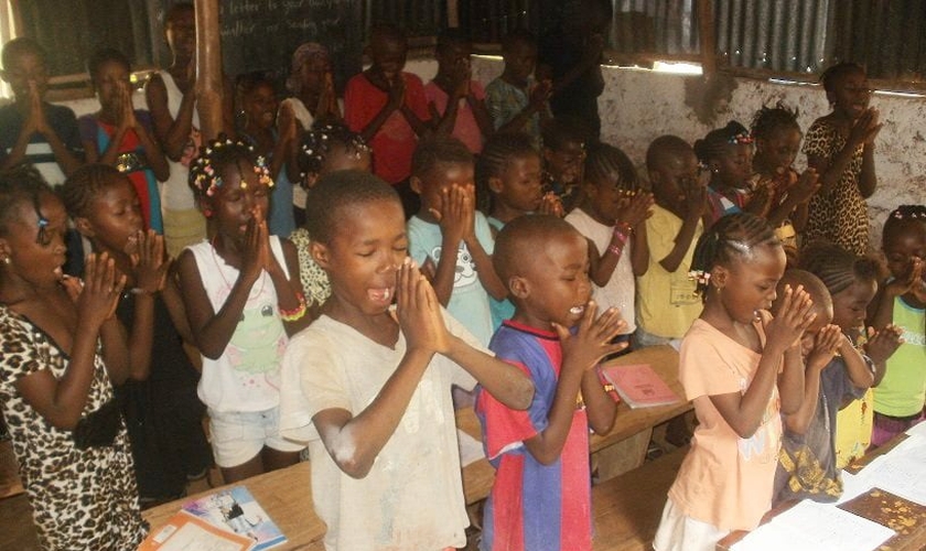 Imagem ilustrativa de culto infantil. (Foto: Church of the Nazarene-Africa Region)