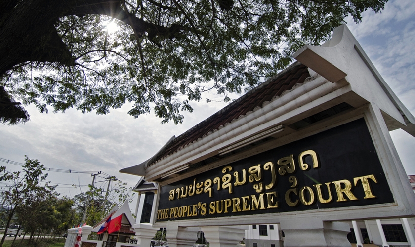 Tribunal Popular da Província de Savannakhet, em Laos. (HRWLRF)