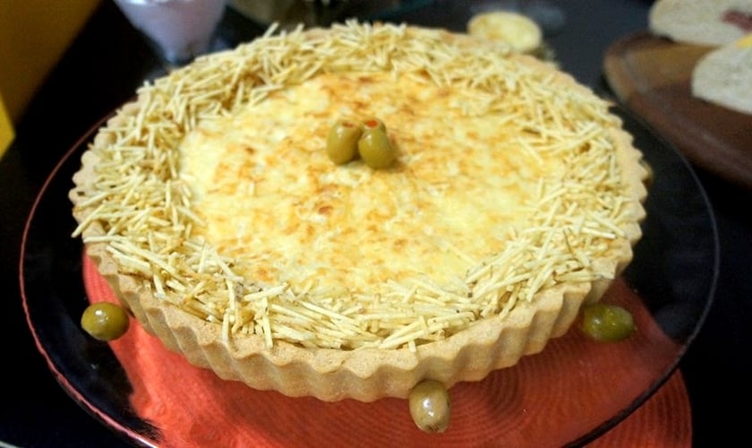 Torta de cebola e queijo