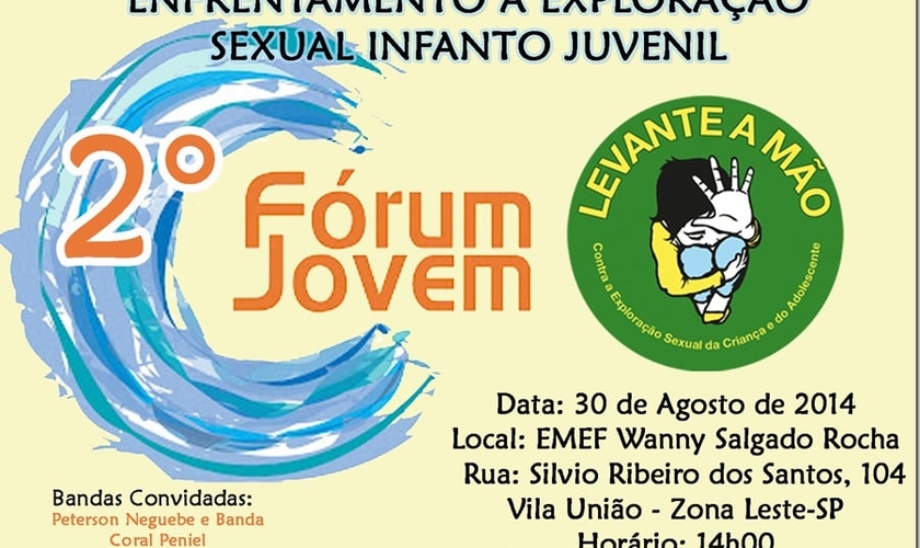 Batalha contra a exploração sexual infantil será tema do 2º Fórum Jovem