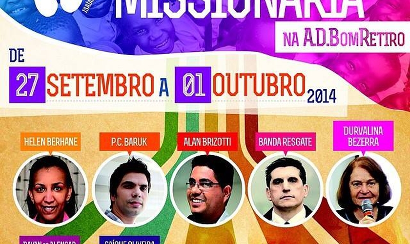 Paulo César Baruk e Banda Resgate estarão na Semana Missionária da AD Bom Retiro