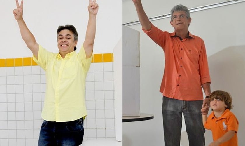 Cássio Cunha Lima e Ricardo Coutinho disputam o segundo turno na Paraíba