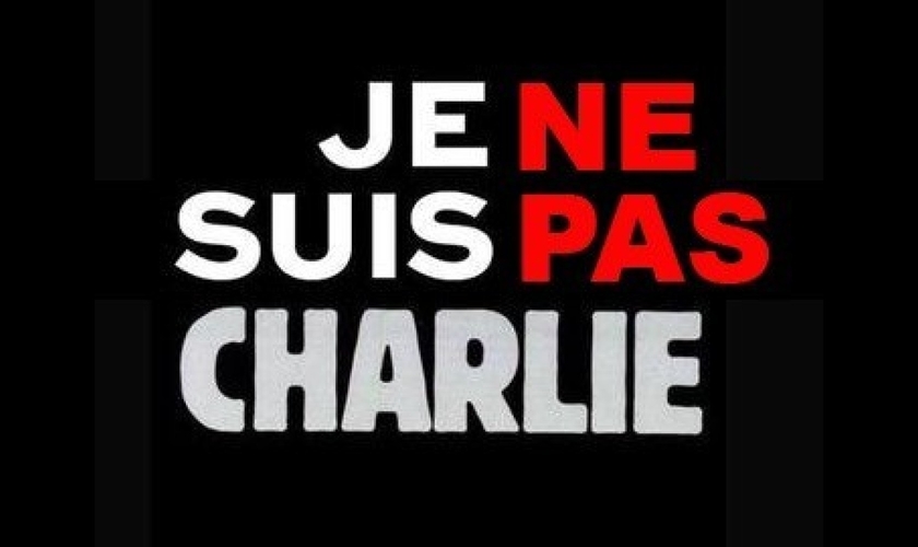 Protesto em favor do jornal Charlie Hebdo