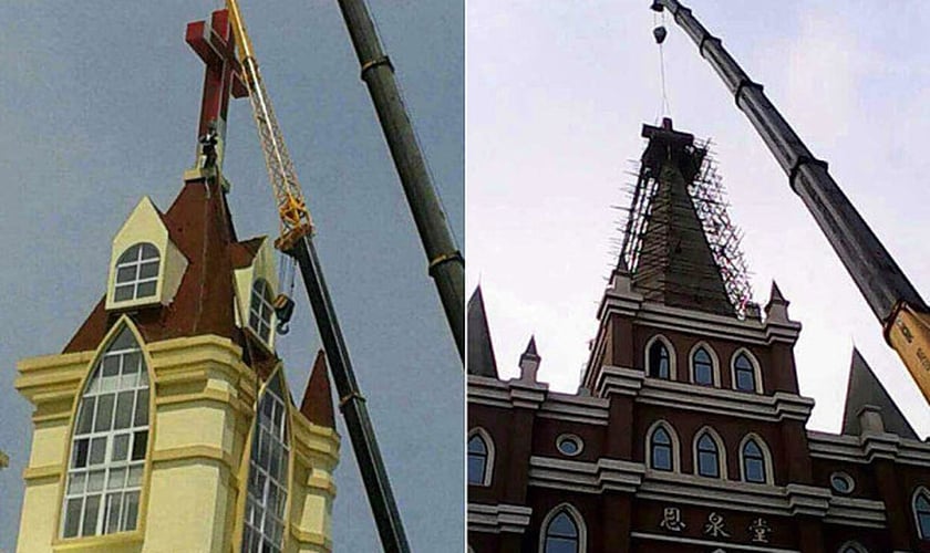 Autoridades removem cruz de igrejas na China. (Telegraph)