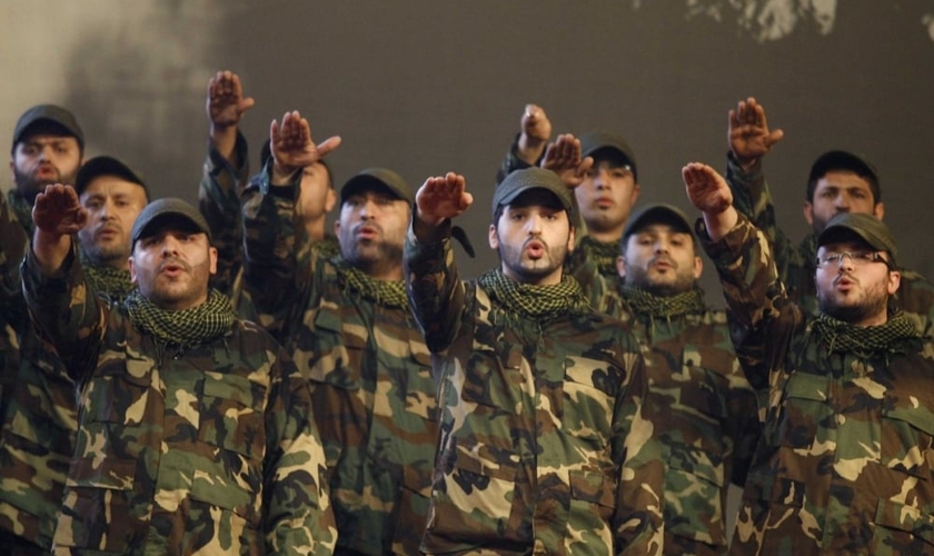 Combatentes do Hezbollah. (Reuters)