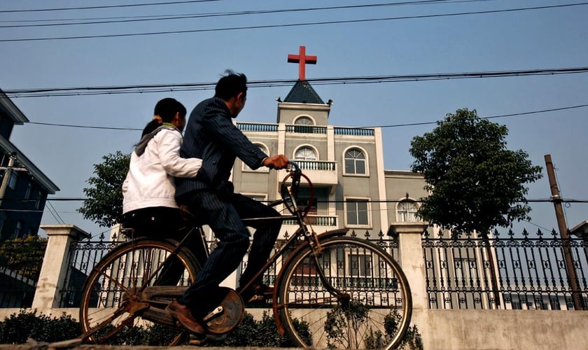 A Igreja Wanmin Zhongfu, localizada na cidade de Dongguan, em Guangdong, foi forçada a mudar de endereço. (Foto: Reuters/ Lang Lang)
