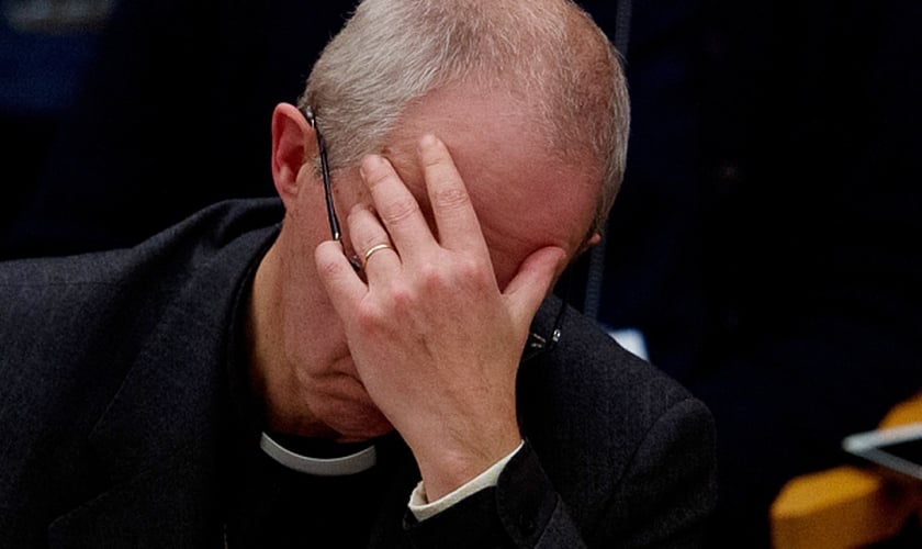 O arcebispo Justin Welby durante o Sínodo Geral da Igreja da Inglaterra. (Foto: Getty Images)