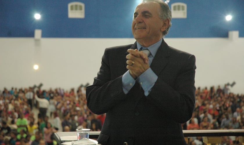 Pr. Luiz Fernandes Bergamin, presidente do Conselho Nacional da Igreja O Brasil Para Cristo. (Foto: Guiame/ Marcos Paulo Corrêa)