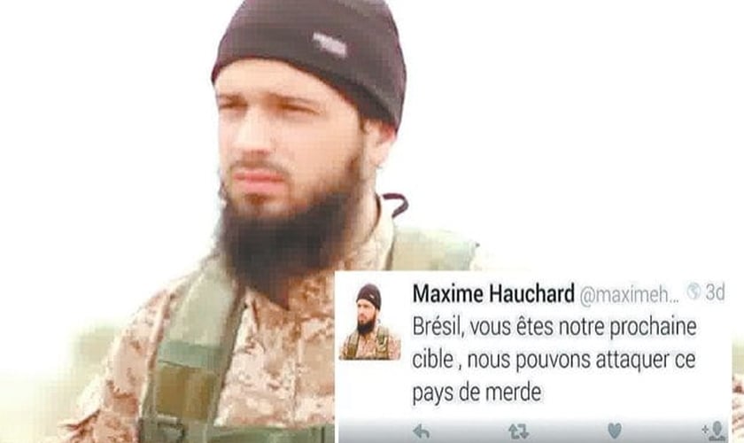 Maxime em um dos vídeos publicados pelo Estado Islâmico.