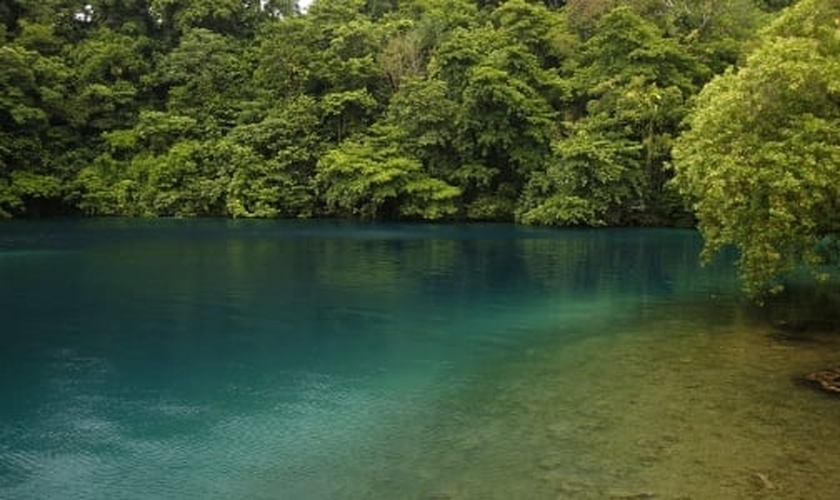 A Blue Lagoon (Lagoa Azul) é localizada em Port Antonio. (Foto: Andres Leighton/AP)