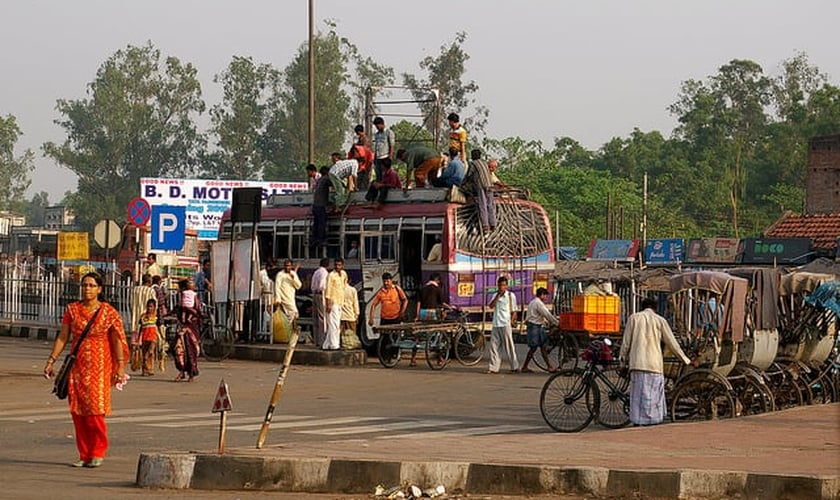 Õnibus na Índia. (Foto: Flickr)