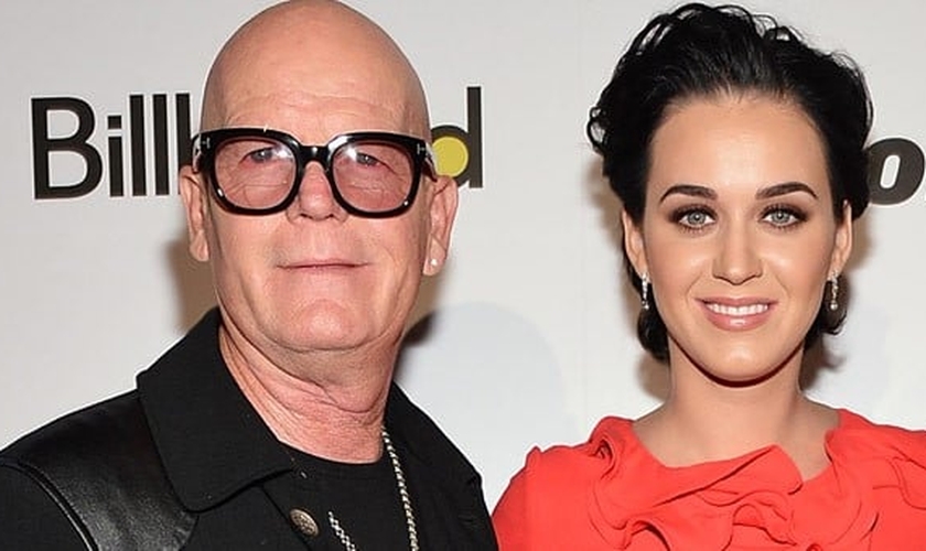 Pastor Keith Hudson (esquerda) ao lado de sua filha, a cantora pop Katy Perry. (Foto: Billboard)