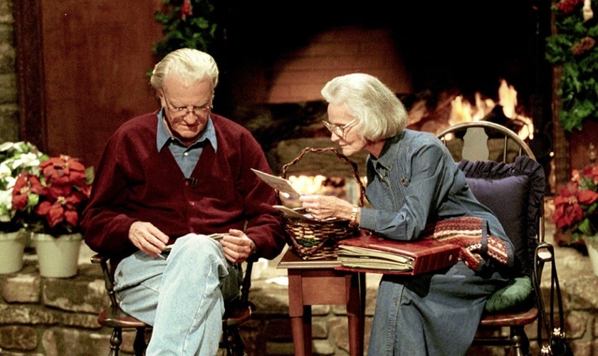O evangelista passou 63 anos ao lado de sua esposa, Ruth Bell Graham. (Foto: Billy Graham Evangelistic Association)