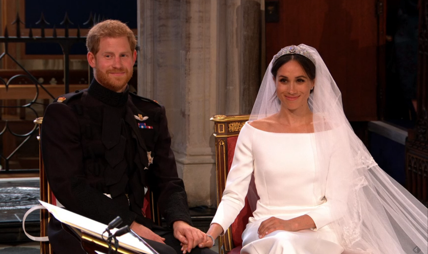 Casamento real do Príncipe Harry e Meghan Markle. (Foto: BBC).
