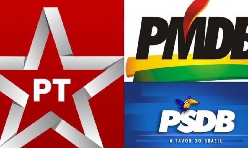 Partidos políticos. (Imagem: Bocão News)
