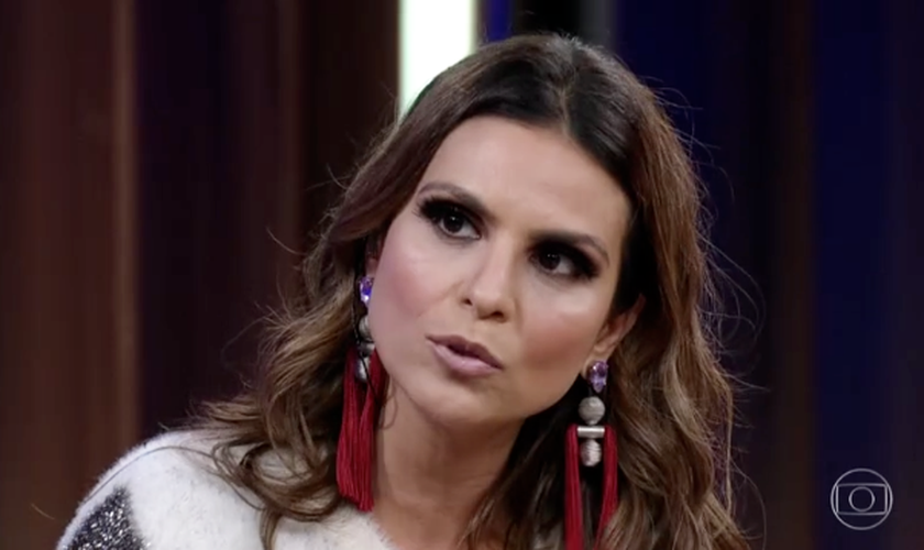 A cantora Aline Barros falou sobre homossexualidade, feminismo, política e música. (Foto: Reprodução/Globo)
