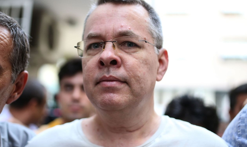 O pastor Andrew Brunson foi transferido para prisão domiciliar na Turquia em julho. (Foto: Agence France-presse/Getty Images)