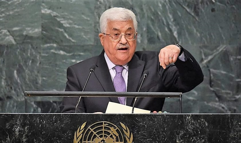 Presidente da Autoridade Palestina, Mahmoud Abbas, discursa na ONU. (Foto: Sputnik Brasil)