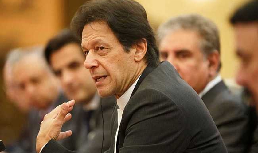 Imran Khan é o primeiro-ministro do Paquistão e tem militado para justificar o extremismo islâmico no país. (Foto: Reprodução)