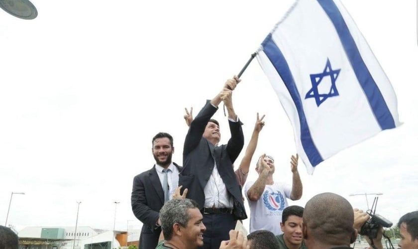 Desde o início da campanha eleitoral, o presidente eleito Jair Bolsonaro declarou seu apoio a Israel. (Foto: Reprodução)