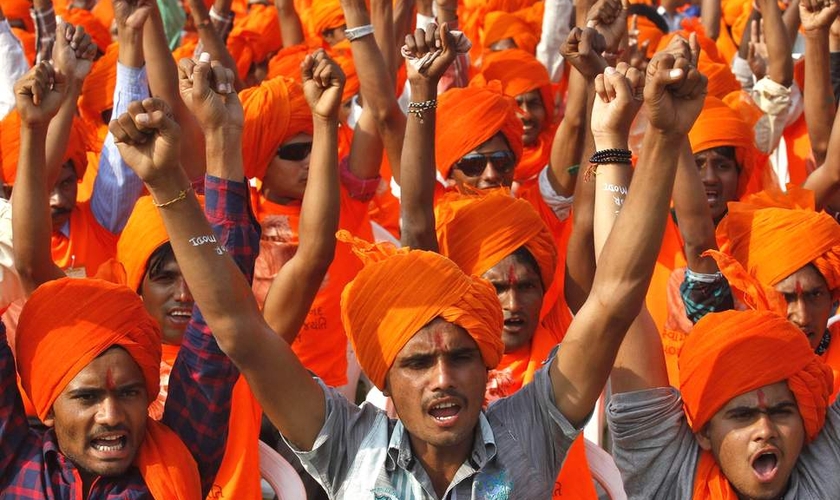 Extremistas hindus têm perseguido cristãos em muitas regiões da Índia. (Foto: Reuters)