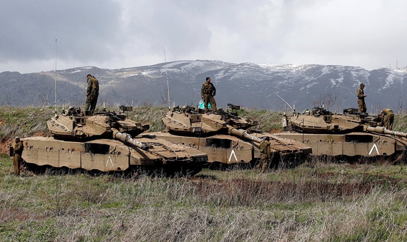 Colinas de Golã é território em constante tensão militar. (Foto: Reprodução/Sputnik)
