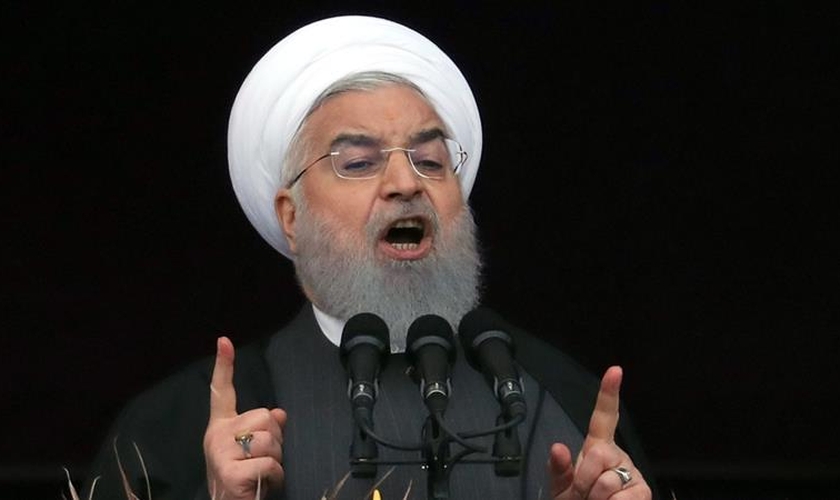 Hassan Rouhani clérigo e presidente do Irã desde 2013. (Foto: Abdein Taherkenareh/EPA)