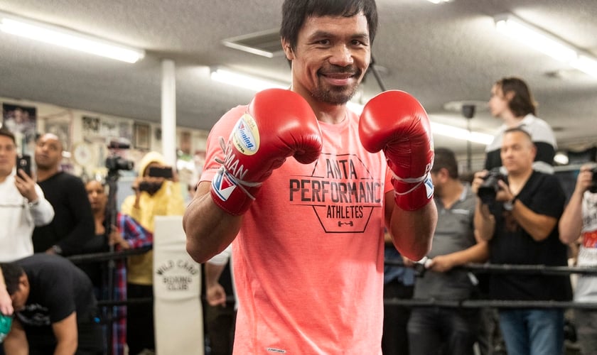 O boxeador filipino Manny Pacquiao é dono de 11 títulos mundiais. (Foto: Esther Lin/Showtime)