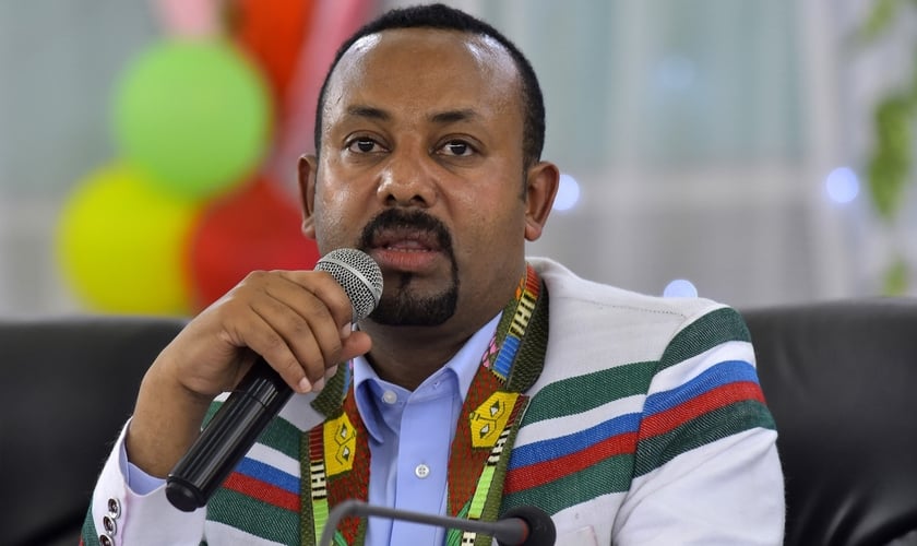 Abiy Ahmed Ali em foto de 15 de setembro deste ano. (Foto: Reprodução/Michael Teweld)